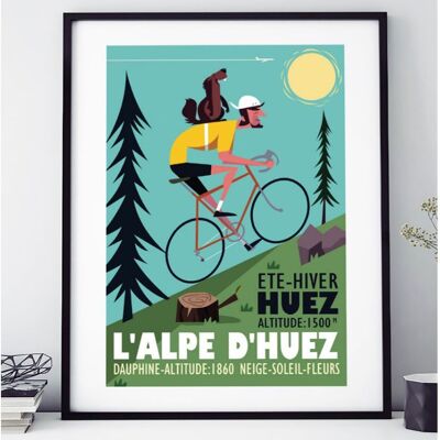 ALPE D’HUEZ POSTER