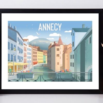 AFFICHE  ANNECY VUE