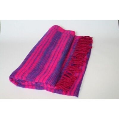 Meditation Blankets - 16 - Pink with Purple