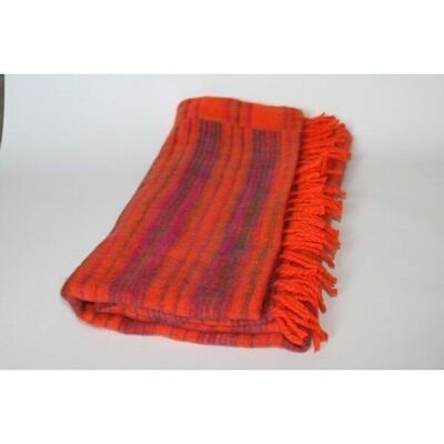 Meditation Blankets - 13 - Orange with Pink