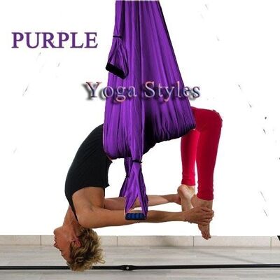 YogaStyles Balançoire de Yoga Violet