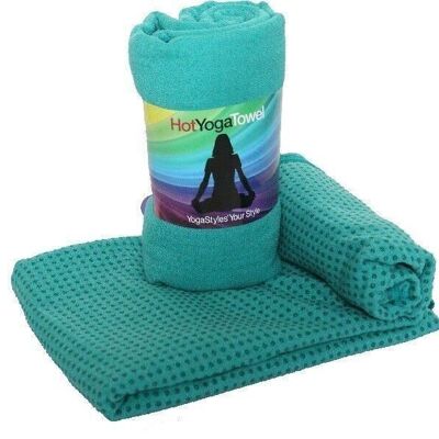 Asciugamano Yoga Verde Petrolio
