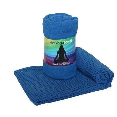 Serviette de Yoga Bleu