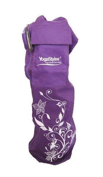 YogaStyles Sac de Yoga Fleur Violette