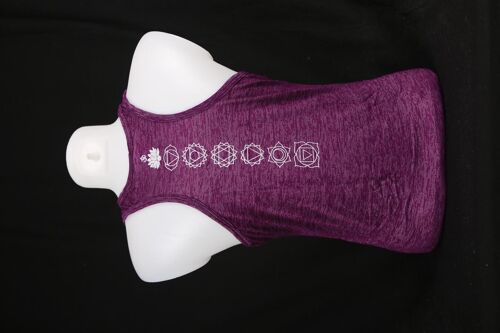 YogaStyles singlet ohm/boom paars one size