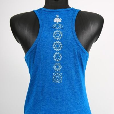 YogaStyles singlet ohm/tree turquoise one size