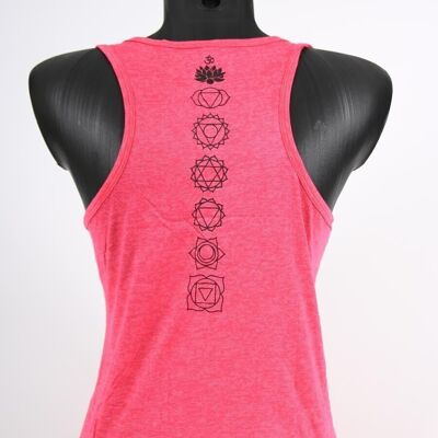 YogaStyles Unterhemd Lotus/Ohm pink Einheitsgröße