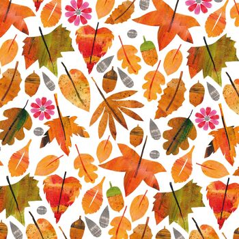 Serviette Feuilles d'Automne 33x33