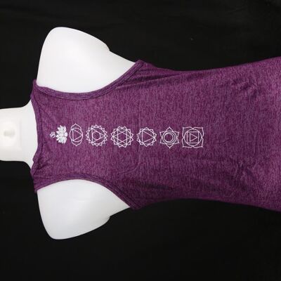 YogaStyles camiseta Ohm violeta talla única
