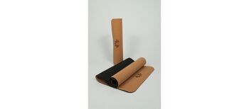 YogaStyles-Cork-Cork-TPE Tapis de yoga noir 2