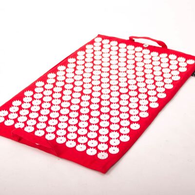 Spijkermat / Acupressuur mat rood