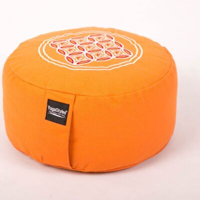 YogaStyles Meditationskissen Symbolisch orange