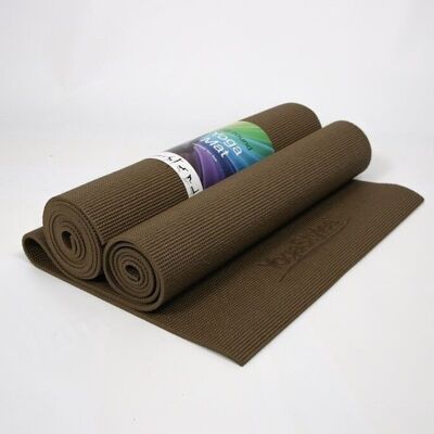 Tapis de yoga standard Eko : brun soja