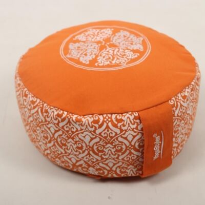 YogaStyles Cuscino da meditazione Design Arancione XL