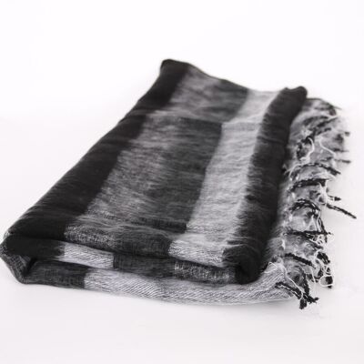 Meditation Blanket Black Nepal 11