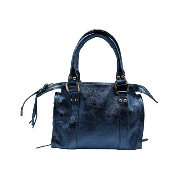 SAC A MAIN CUIR IRISE FIORELLA BLEU 2