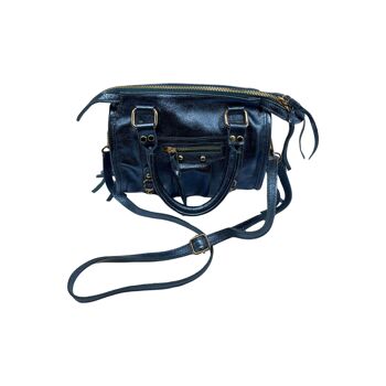 SAC A MAIN CUIR IRISE FIORELLA BLEU 4