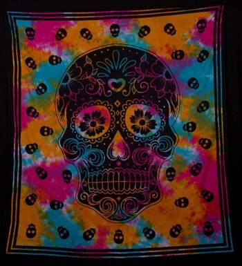 Grandfoulard - Tête de mort - Multicolore - 73