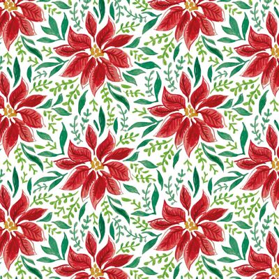 Poinsettia Dream Napkin 33x33