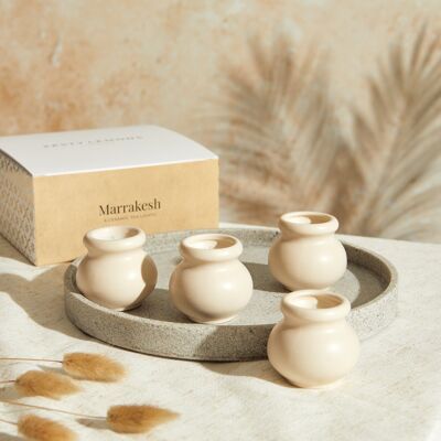 Marrakesch: Teelichter (4er-Box)
