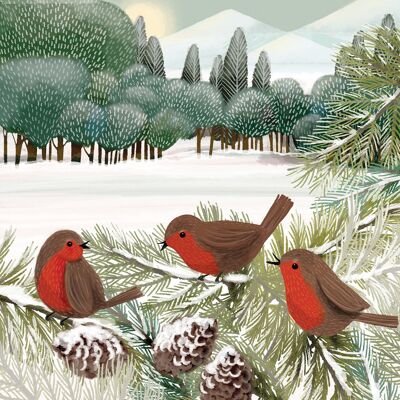 Meadow Birds Napkin 33x33