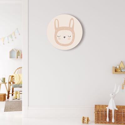 Wall Roundie - Kleiner Hase