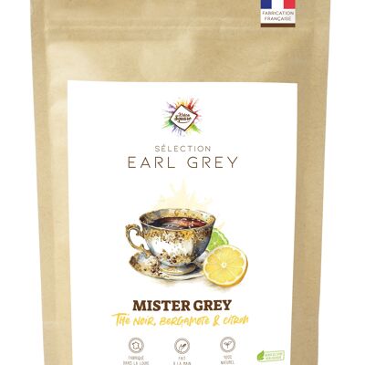 Schwarzer Tee – Mister Grey (Bergamotte und Zitrone)