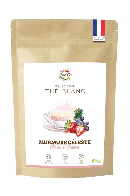 Thé blanc - Murmure céleste - Cassis et fraise