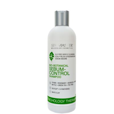 Bio-botanisches Sebum Control Shampoo von Spa Mater – sulfatfreier Anti-Schuppen-Haarwuchsbeschleuniger für fettige Kopfhaut