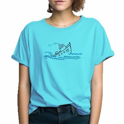 #Unisex SINKING #ILoveYourWife Grafik-T-Shirt