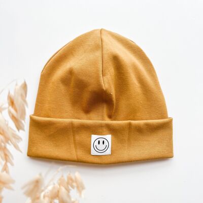 Hipster beanie, mustard