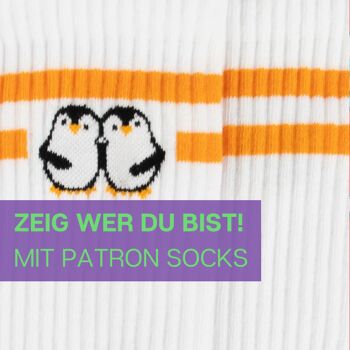 Chaussettes de sport pingouin de PATRON SOCKS - RESTEZ COOL, JOUEZ COOL ! 5