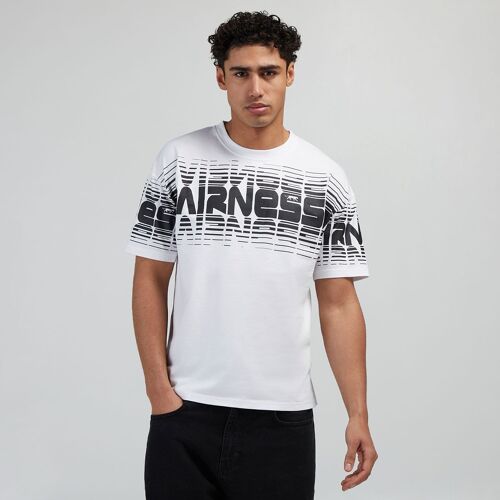 TEE SHIRT HOMME AIRNESS OVERSIZE AMERIGO BLANC