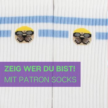 Chaussettes de sport Seal Head de PATRON SOCKS - RESTEZ COOL, JOUEZ COOL ! 3