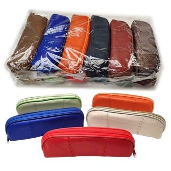 PORTE-MONNAIE TROUSSE CUIR LOT DE 12 2