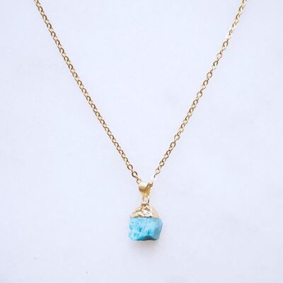 Collier Apatite Bleue