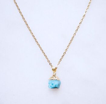 Collier Apatite Bleue 1