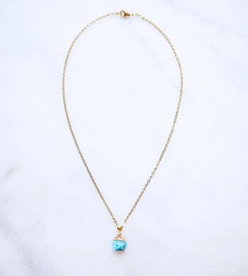 Collier Apatite Bleue 2