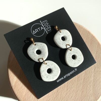 Boucles d'oreilles Eva - Naturel