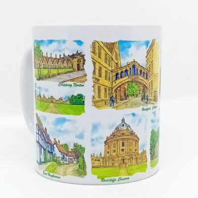 Oxfordshire Mug, views of Oxfordshire