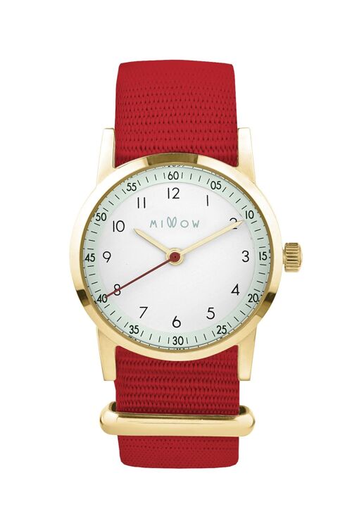 Montre enfant Millow Opale bracelet Rouge Paris