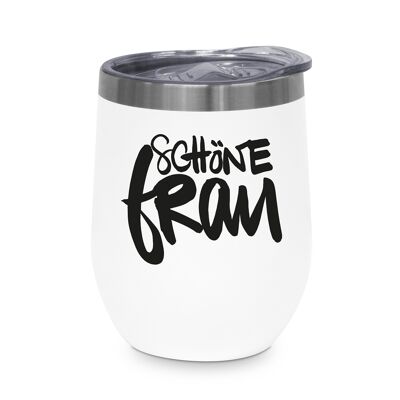 Schöne Frau Thermo Mug 0,35