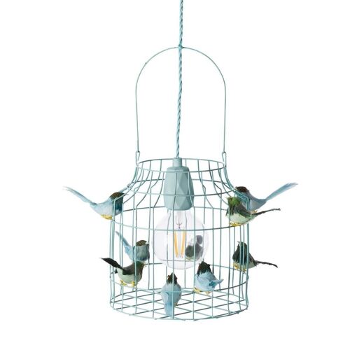 pendant light light blue, small size