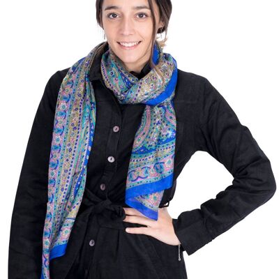 Foulard rectangulaire en soie