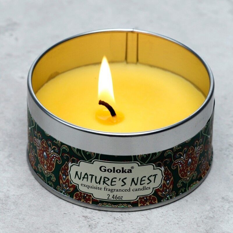 3x Candele Goloka - Nido della natura