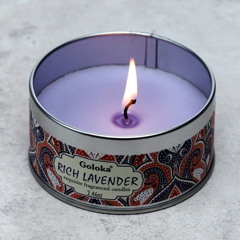 3x Candele Goloka - Lavanda