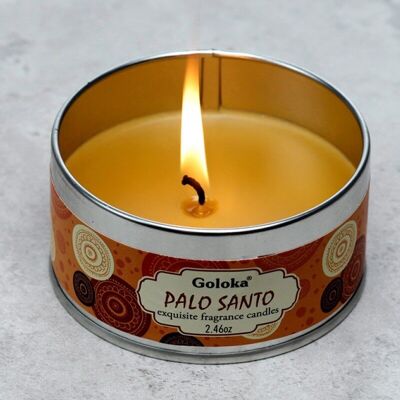 3x Candele Goloka - Palo Santo