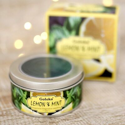 3x Goloka Candle - Lemon and mint