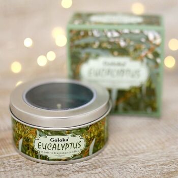 3x Bougie Goloka - Eucalyptus 1