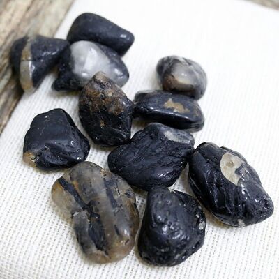 Irregular natural stones - tourmaline quartz 200gr.